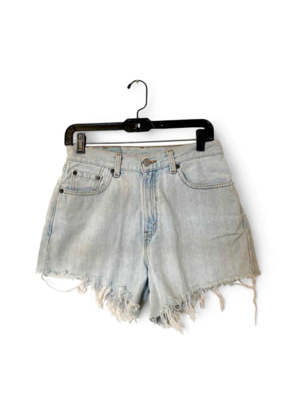 Levi's Vintage 550 Cutoff Denim Shorts - Light Wash, High-Rise, Size 8